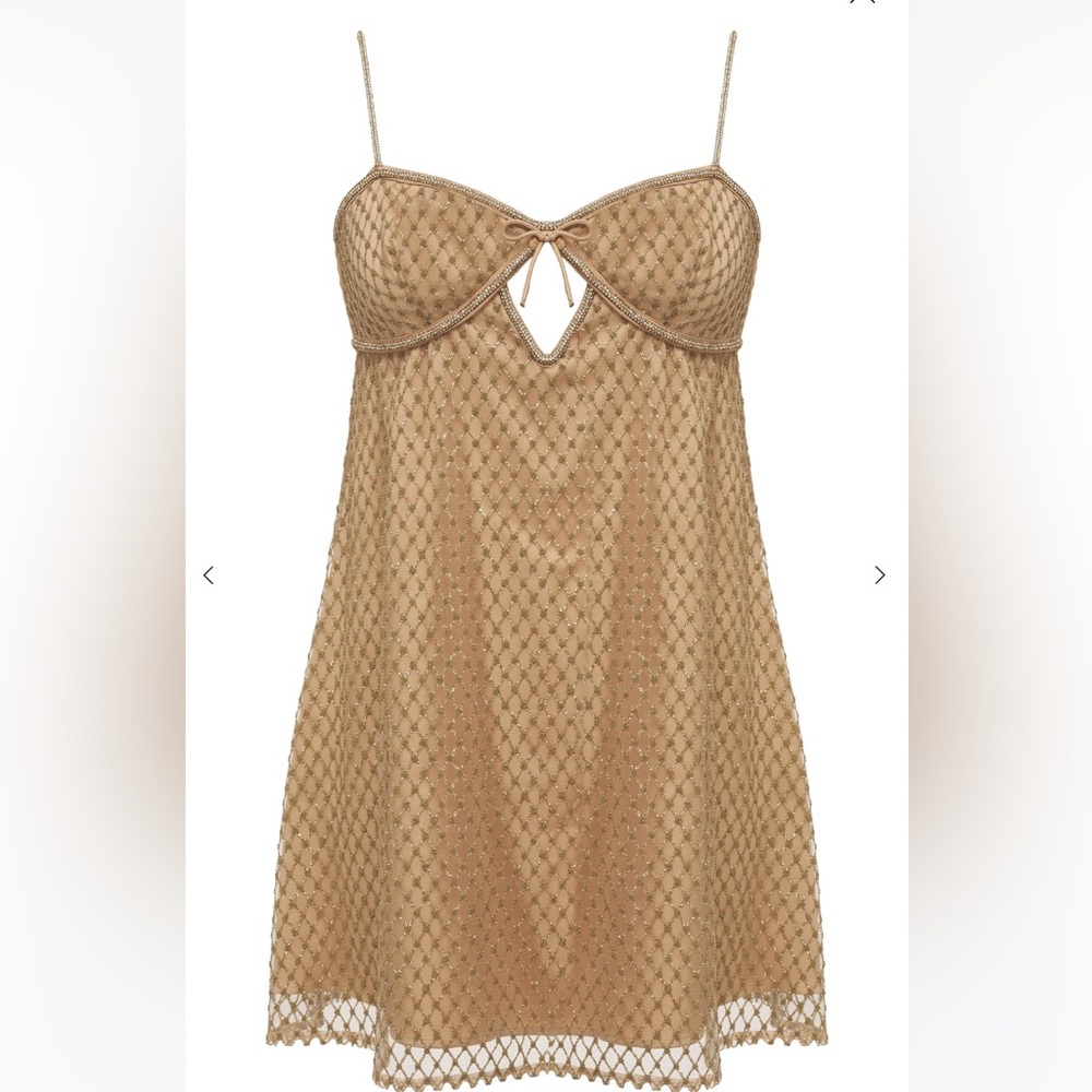 For love and lemons, Glitter slip dress new with tags